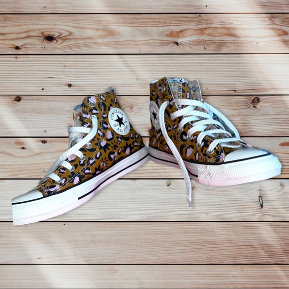 Converse Chuck Taylor Brown Leopard and Pink Spots Make Magic- Women’s Size 7.5 - Picture 8 of 10